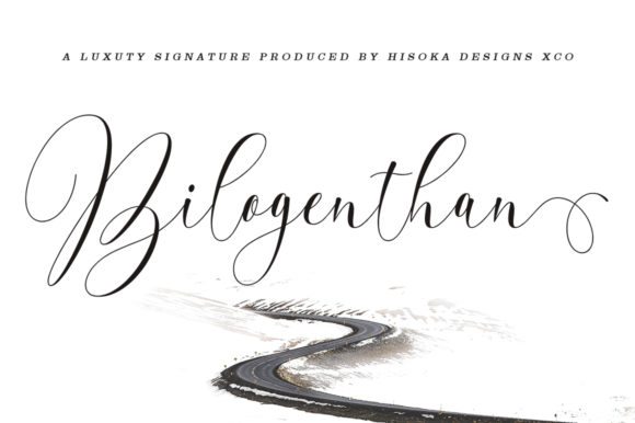 Bilogenthan: A Script Font with Heart and Purpose