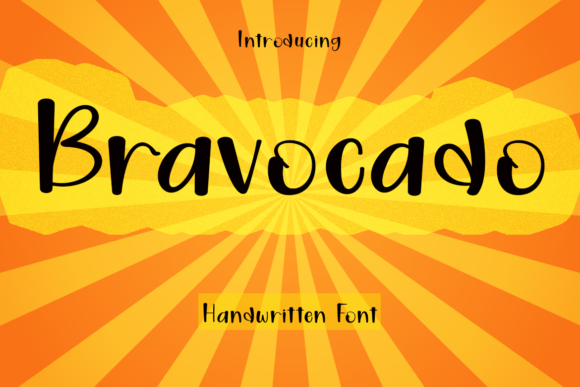 Bravocado: A Handwritten Font That Brings Craft Projects to Life