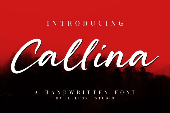 Callina Font: Elevate Your Brand with a Handwritten Typeface