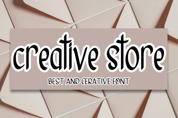 Creative Store: A Handwritten Font That Brings Your Makership to Life