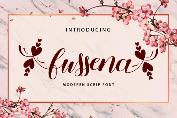 Fussena Font: A Playful Script for Digital Branding
