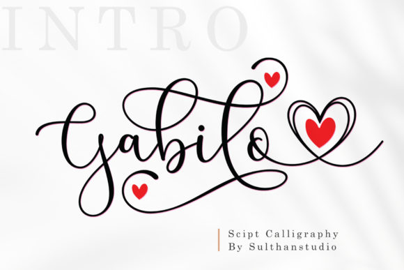 Gabilo Font: Elevating Brand Identity with Handwritten Elegance