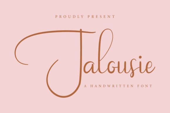 Jalousie: A Handwritten Font for Makers with Heart