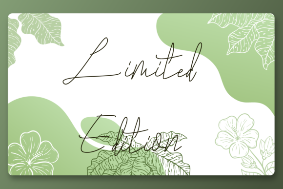 Limited Edition Font: A Handwritten Typeface for Makers and Creatives