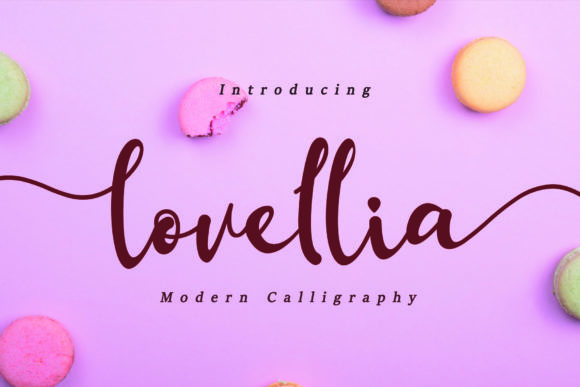 Lovellia Font: A Modern Handwritten Typeface for Business