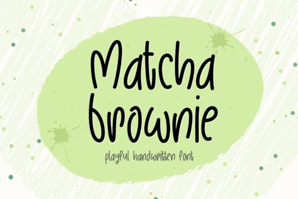 Matcha Brownie Font: Elevate Your Brand with a Handwritten Touch