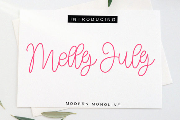 Melly July: A Handwritten Typeface for Editorial Elegance