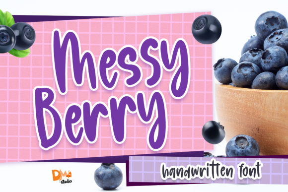 Messy Berry: A Playful Typeface That Elevates Branding for Small Businesses