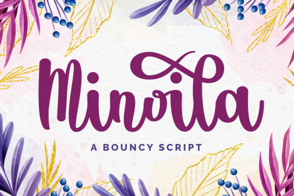 Minoila: A Script Font with Heart and Versatility
