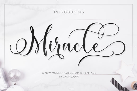 Miracle Font: A Beautiful Script for Creative Makers