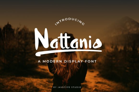 Nattanio Font: A Sweet Handwritten Typeface for Branding Magic