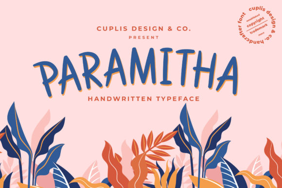 Paramitha Font: A Handwritten Typeface for Business Branding