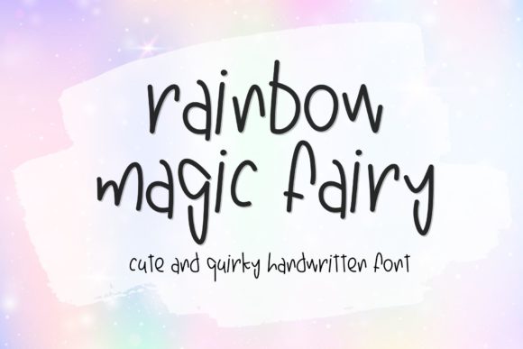 Rainbow Magic Fairy: A Quirky Handwritten Font for Creative Branding