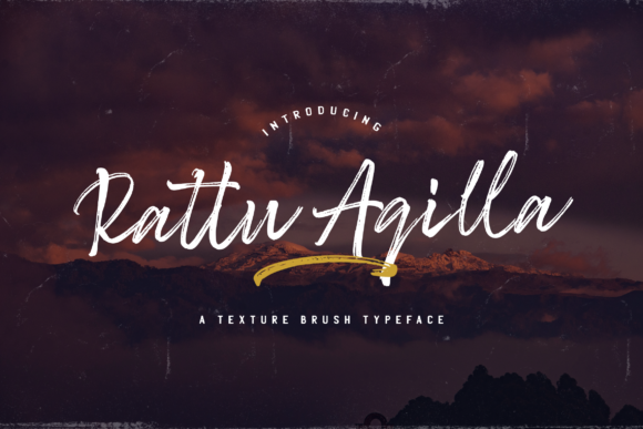 Rattu Aqilla Font Review: A Handwritten Brush Typeface for Campaign Creatives