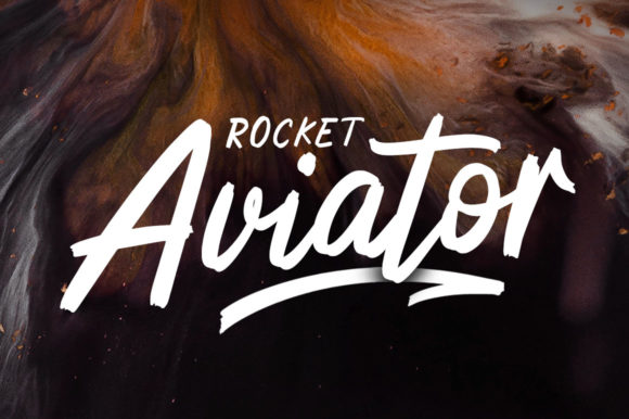Rocket Aviator: A Modern Handwritten Font for Digital Design