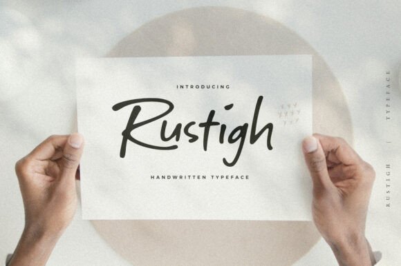 Rustigh: A Handwritten Font That Elevates Editorial Design