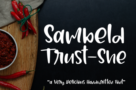 Sambeld Trust She: A Handwritten Typeface for Editorial Elegance