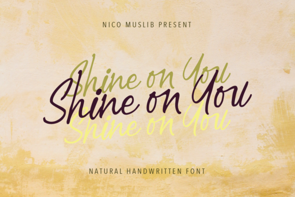 Shine on You: A Handwritten Font for Heartfelt Creations