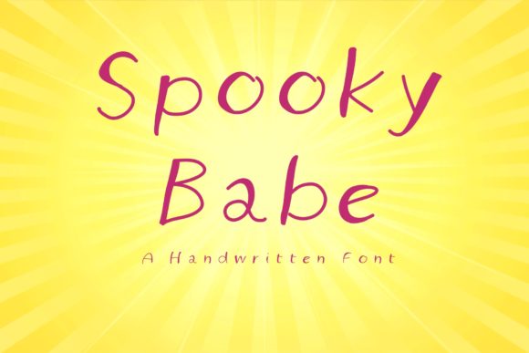Spooky Babe Font: A Modern Script for Captivating Brand Content