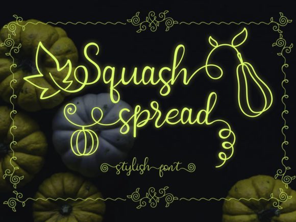 Squash Spread: A Script Font That Elevates Brand Identity