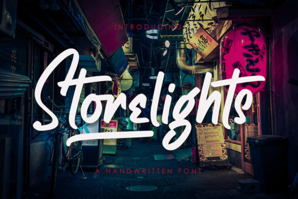 Storelights: A Handwritten Typeface for Editorial Elegance