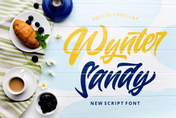 Wynter Sandy Font: A Timeless Handwritten Typeface for Craft Projects