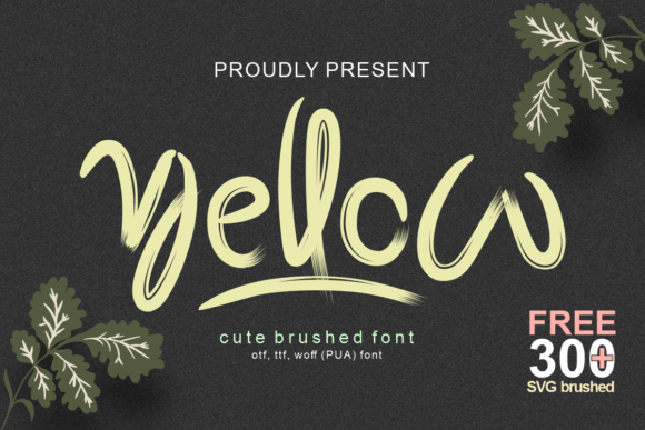 Yellow: A Handwritten Font for Editorial Elegance