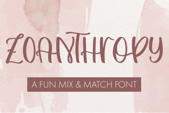 Zoanthropy Font: A Handwritten Typeface for Campaign Elegance